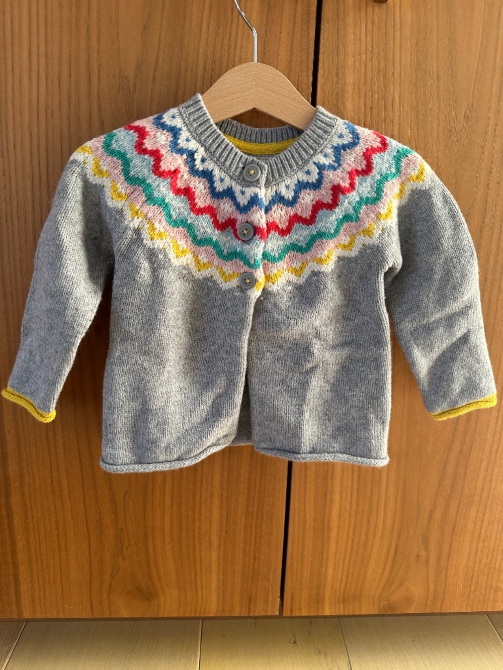 Baby Boden Fair Isle Cardigan 6–12M / 80cm